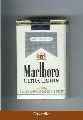 Marlboro Ultra Lights cigarettes soft box