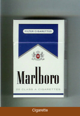 Marlboro white and blue cigarettes hard box