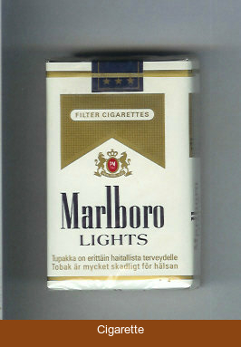 Marlboro Lights cigarettes soft box