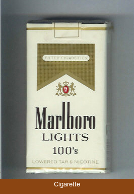 Marlboro Lights 100s cigarettes soft box