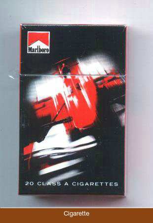 Marlboro Cigarettes collection design Racing Edition hard box