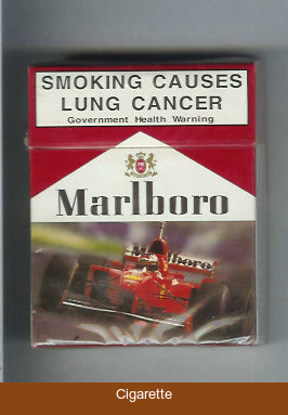 Marlboro with Ferrari 25 cigarettes hard box