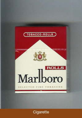 Marlboro Rolls cigarettes hard box