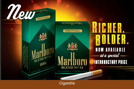 Marlboro Blend No. 54 Menthol cigarettes hard box