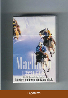Marlboro Lights hard box filter cigarettes