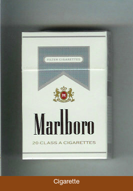 Marlboro white and grey cigarettes hard box