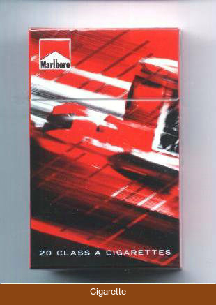 Marlboro filter cigarettes collection design Racing Edition hard box