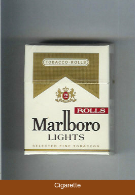 Marlboro Rolls Lights cigarettes hard box