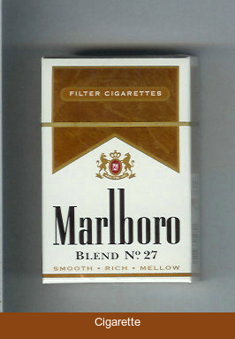 Marlboro Blend No 27 filter cigarettes hard box