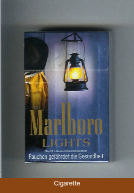 Marlboro collection design 1 Lights 20 filter cigarettes hard box