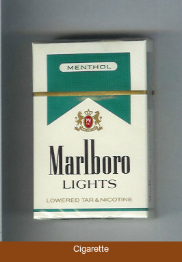 Marlboro Lights Menthol cigarettes hard box