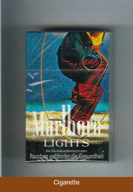 Marlboro Lights Filter cigarettes hard box