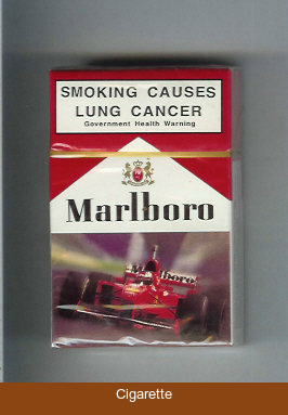 Marlboro with Ferrari cigarettes hard box