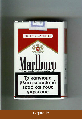 Marlboro white and red cigarettes soft box