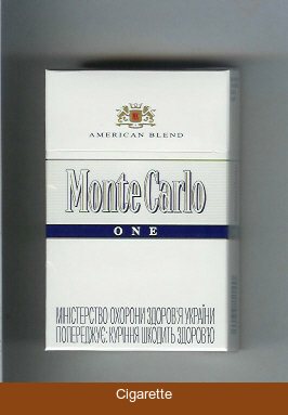 Monte Carlo American Blend One Cigarettes hard box