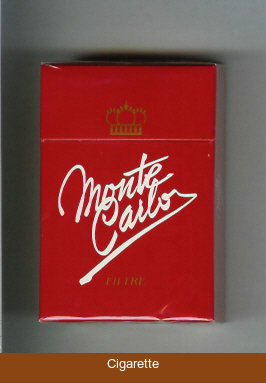 Monte Carlo Filtre cigarettes hard box
