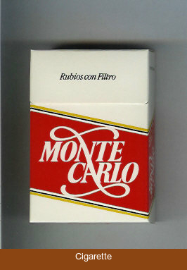 Monte Carlo Rubios Con Filtro cigarettes hard box