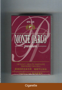 Monte Carlo Premium cigarettes hard box