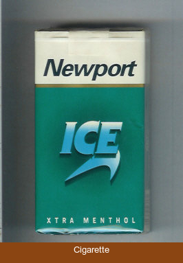Newport Ice XTRA Menthol 100s cigarettes soft box