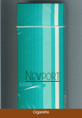 Newport Slim 120s cigarettes hard box