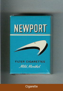 Newport Mild Menthol Filter Cigarettes hard box