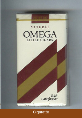 Omega Natural Rich Satisfacton 100s Little Cigars cigarettes soft box