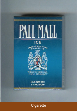 Pall Mall Famous American Cigarettes Ice cigarettes hard box