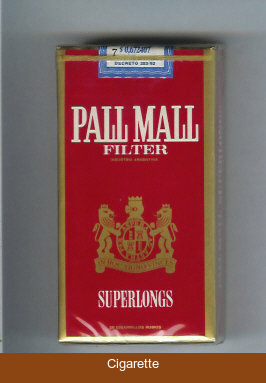 Pall Mall Filter Superlongs red 100s cigarettes soft box