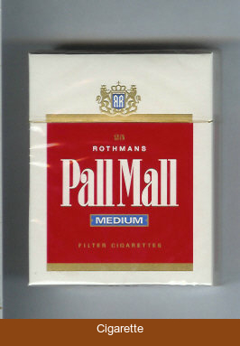 Pall Mall Rothmans Medium 25s cigarettes hard box