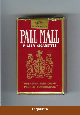 Pall Mall Filter Cigarettes cigarettes soft box