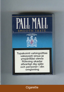 Pall Mall Famous American Cigarettes Smooth Taste cigarettes hard box