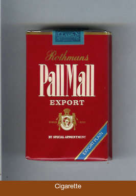 Pall Mall Rothmans Export Export Plain cigarettes soft box