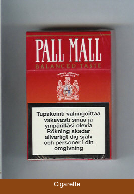 Pall Mall Balanced Taste cigarettes hard box