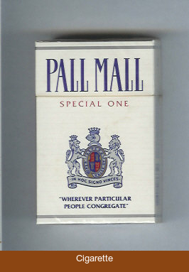 Pall Mall Special One cigarettes hard box