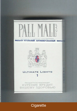 Pall Mall Caf 1 Ultimate Lights Cigarettes hard box