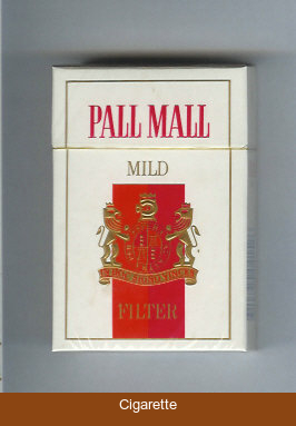 Pall Mall Mild Filter cigarettes hard box