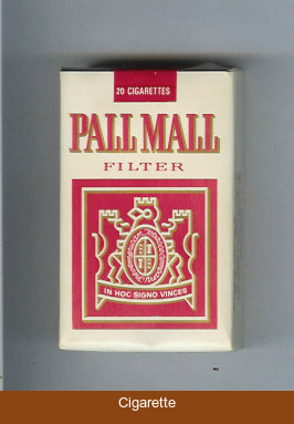 Pall Mall Filter white and red cigarettes soft box
