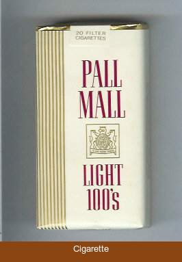 Pall Mall Light 100s cigarettes soft box