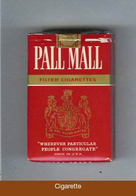 Pall Mall Filter Cigarettes red and gold cigarettes soft box