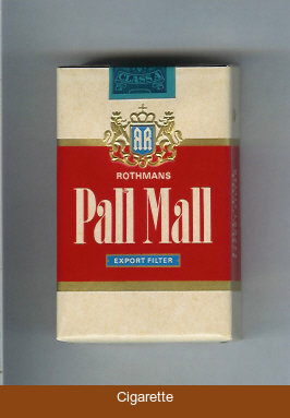 Pall Mall Rothmans Export Filter cigarettes soft box