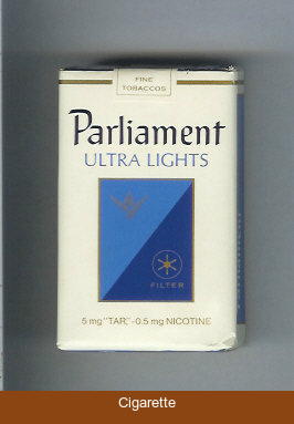 Parliament Ultra Lights cigarettes soft box