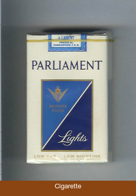 Parliament Lights cigarettes soft box