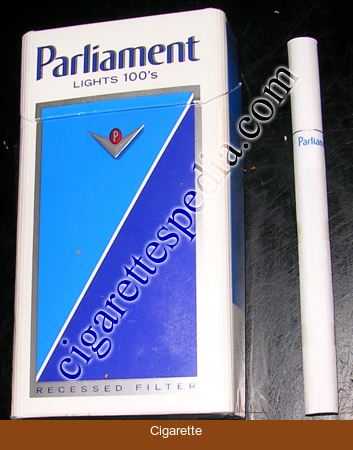 Parliament Lights 100s cigarettes hard box
