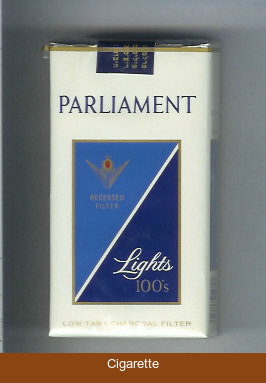 Parliament Lights 100s cigarettes soft box