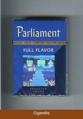 Parliament Full Flavor hologram with stairs cigarettes hard box