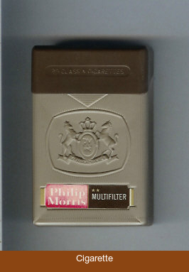 Philip Morris Multifilter cigarettes plastic box