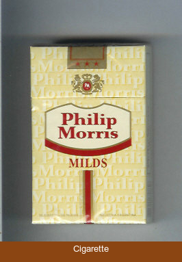 Philip Morris Milds cigarettes hard box