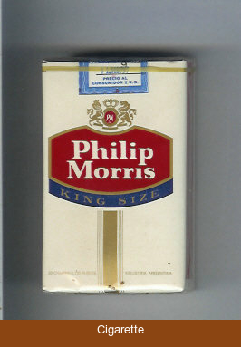 Philip Morris cigarettes soft box