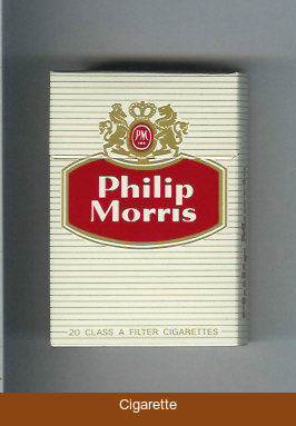 Philip Morris cigarettes hard box