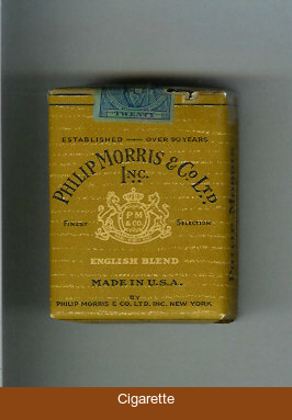 Philip Morris English Blend cigarettes soft box